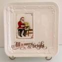 Santa Cookie Plate