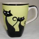 Green Cat Mug