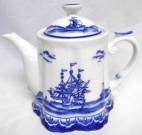 Blue Ship Teapot