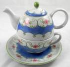 Blue Eloise Tea for One