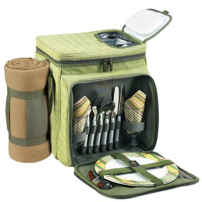 Hamptons Picnic Cooler with Blanket for Two