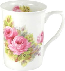 China Pink Roses Mugs Set of Three