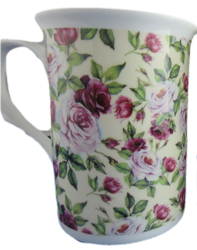 Rose Garden Mugs Set of Three