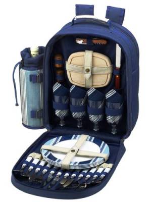 Aegean Picnic Backpack for Four