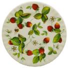 Two Alpine Strawberry Dessert Plates