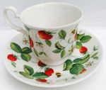 Alpine Strawberry Cup and Saucer