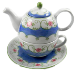 Blue Eloise Tea for One