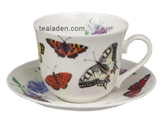 Butterfly Garden Breakfast Cup and Saucer