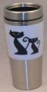 White Cat Travel Mug