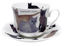 Cats Galore Breakfast Cup and Saucer