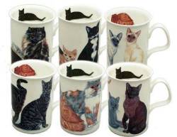 Cats Galore Set of Six Mugs