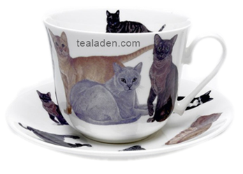 Cats Galore Breakfast Cup and Saucer