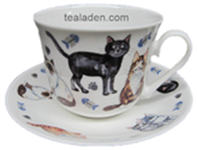 Cats Whiskers Breakfast Cup and Saucer