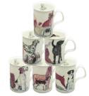 Dogs Galore Mugs Set of Six