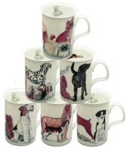 Dogs Galore Mugs Set of Six