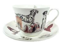 Dogs Galore Breakfast Cup and Saucer