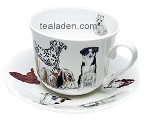 Dogs Galore Breakfast Cup and Saucer