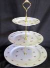 Dot Rose Three Tier Tray