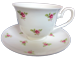 Dot Rose Cup and Saucer