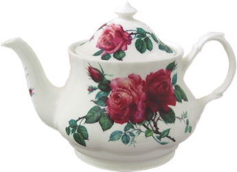 English Rose Six Cup Teapot