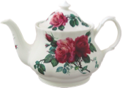 English Rose Six Cup Teapot