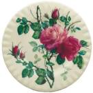 Two English Rose Dessert Plates