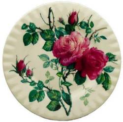 English Rose Dessert Plates- Set of Four