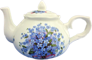 Blue Forget Me Not Six Cup