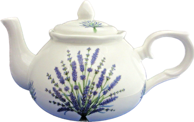 Lavender Six Cup Teapot
