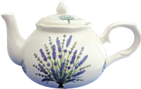 Lavender Six Cup Teapot