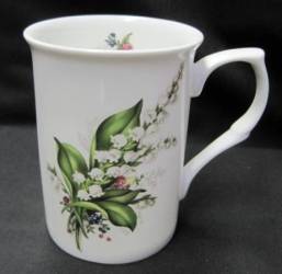 Four Lily of the Valley Mugs