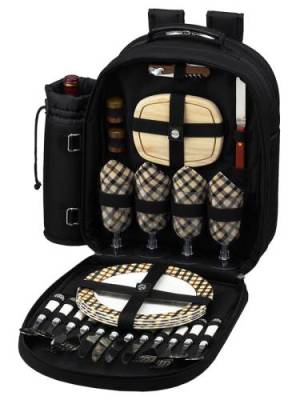 London Picnic Backpack for Four