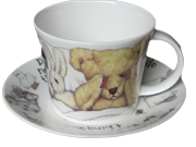 Monsters Breakfast Cup and Saucer