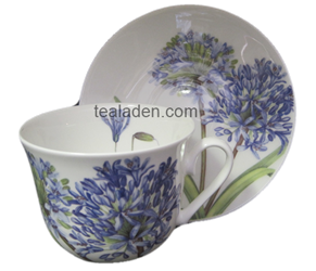 Agapanthus Breakfast Cup and Saucer