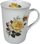 Peace Rose Mugs Set of Three