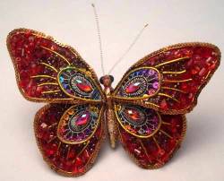 Red Bead Butterfly