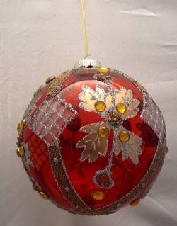 Red Glass Ornament