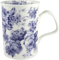 Blue Chintz Mugs - Set of Two