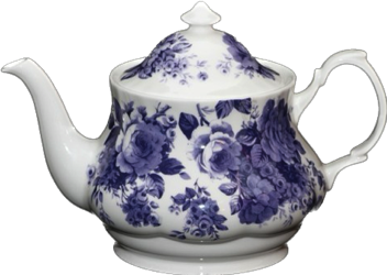 Blue Chintz Six Cup Teapot