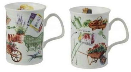 In The Garden Set of Four Mugs