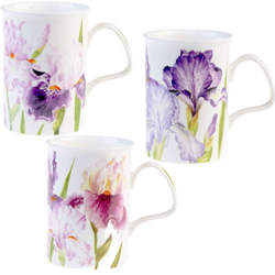 Iris Mugs Set of Three