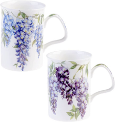 Wisteria Mugs Set of Two