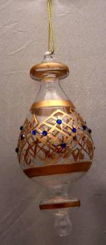 Gold Glass Ornament