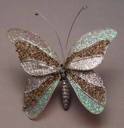 Silver and Gold Butterfly