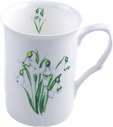 Snowdrop Mugs Set of Three