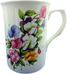 Sweet Pea Mug Set of Three