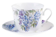 Wisteria Breakfast Cup and Saucer