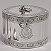 1790 Silver Tea Caddy