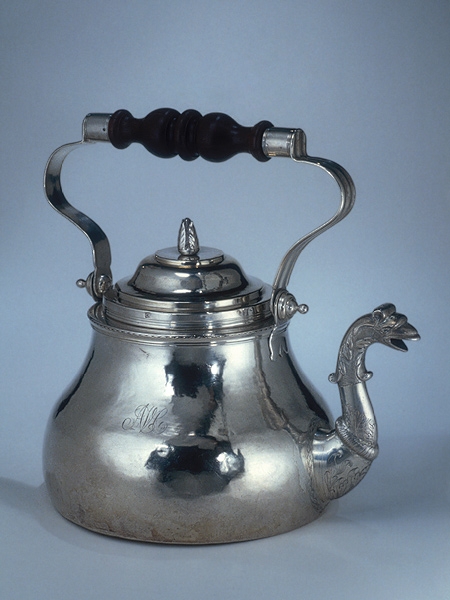 1710 Antique Silver Tea Kettle