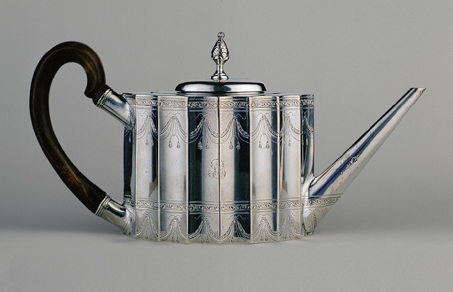 Antique Silver 1796 Teapot